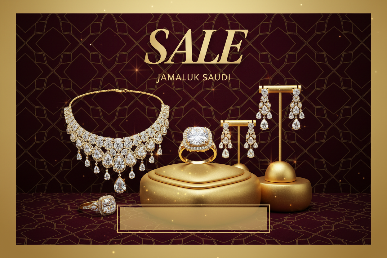 SALE BANNEER FOR JAMALUK SAUDI FOR JEWELLRY